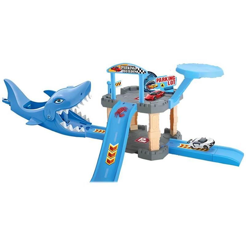 Pista Parking Lot Shark com Lançador N244149-7 - Quanhe - Pistas